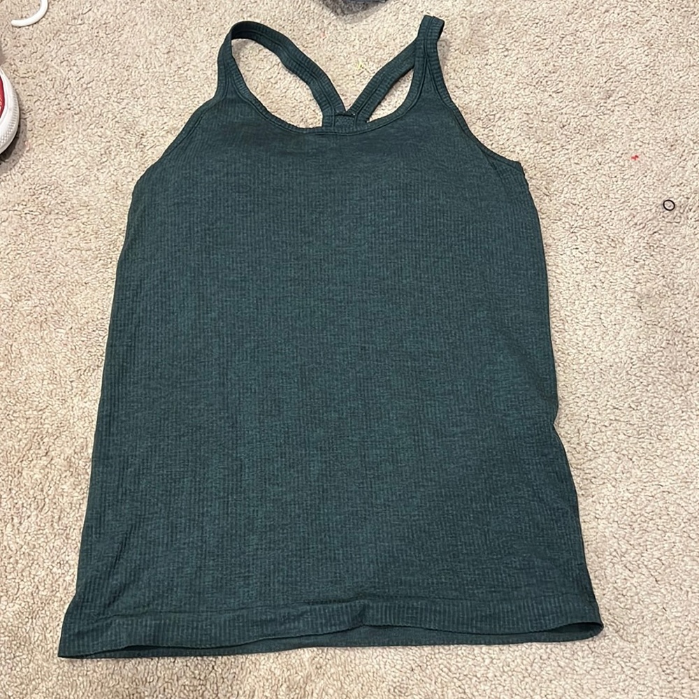 Lululemon tank top 10 green
